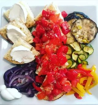 Bruschetta vegetariana