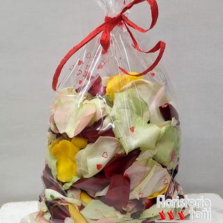 Bolsa de pétalos de rosa. Colores surtidos