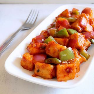 Chilly Paneer Picante/Spicy