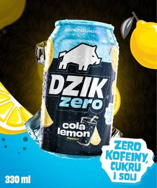 Dzik ZERO - Cola Lemon 330 ml