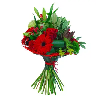 Buchet (1411)pe carcas din flori sezoniere