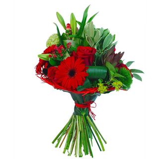 Buchet (1411)pe carcas din flori sezoniere