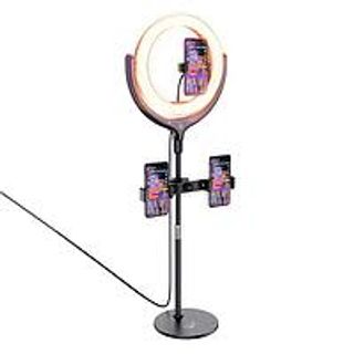 Кольцевая лампа Hoco LV01 30 см черный 