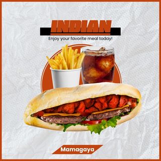 Combo :  Indian + Frites +Boisson