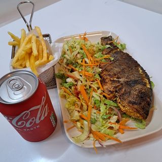 Dorada com Batata e Coca