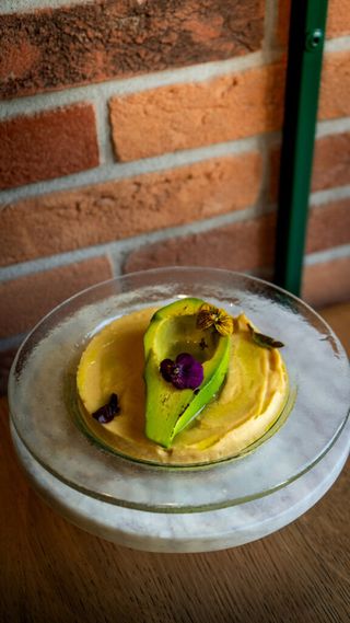 Piure de telina cu avocado