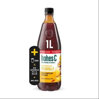 Zumo Multifrutas Con Vitamina D Hohes C 1 L.