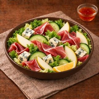 Салат з хамоном та сиром Дор Блю (180/30г)