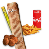 Rollo Wegetariańskie (mega), frytki, Coca Cola 0.33l