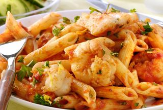 Penne aux Crevettes