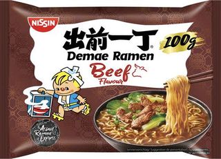 Demae ramen sabor a ternera