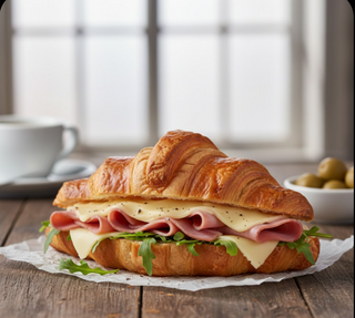 Croissant De Jamón York