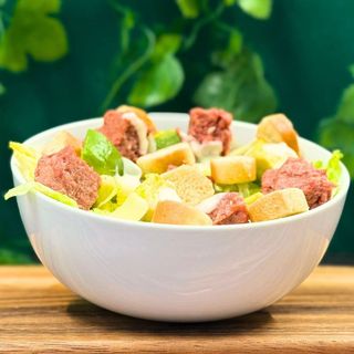 Caesar vegetarian salad