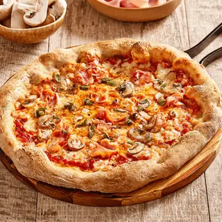 Pizza Prosciutto E Funghi (33 Cm.)