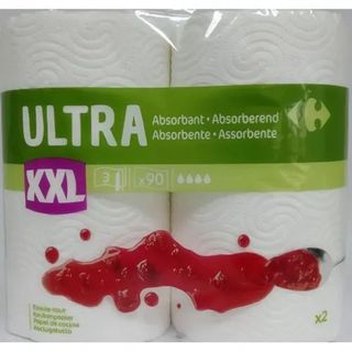 Papel De Cocina Xxl Carrefour 2 Rollos.