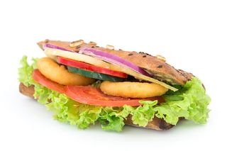 Vege onion sendvič (posno)