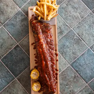 Mega Costillar de cerdo BBQ