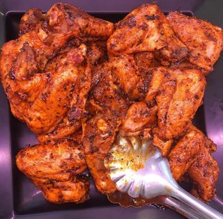 Alette di pollo speziate