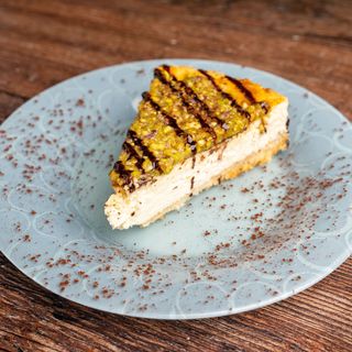 Tarta queso con pistacho 