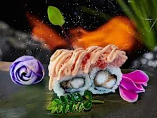 Ura sake flambé 8 pezzi