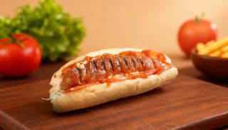 Чили хот-дог/ Hot-dog chilly