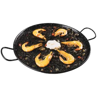 Fideuá Negra De Pota Y Gambas