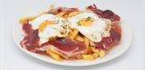 Huevos Rotos Con Jamón (Ración)