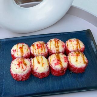 Запечений з тигровою креветкою