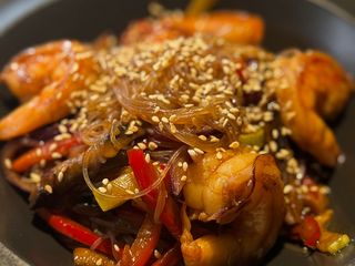 Фунчоза з креветками (340g)