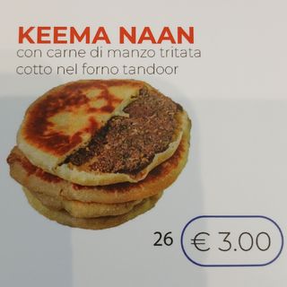 26 Keema naan