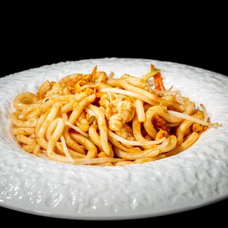 61. Yaki udon con pollo e verdure