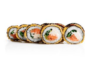 Гарячий рол з лососем (320g)