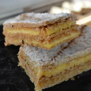 Milhojas de crema