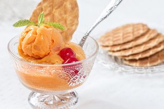 Sorbetto artigianale al cucchiaio