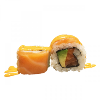 121. Uramaki California Spicy Salmón