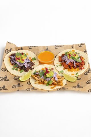 Taco z krewetkami 3 szt.