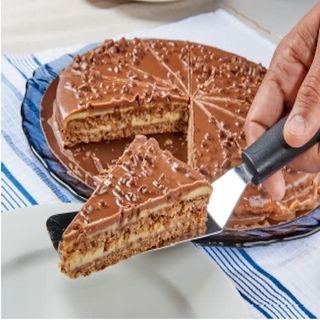 Pastel Almendras y Caramelo Crunchy Gluten Free Veganfriendly Porción 