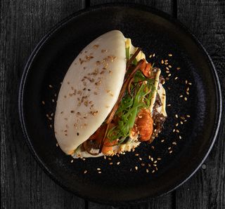 Beef kimchi bao