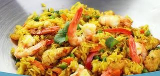 808 Riso con gamberoni thai