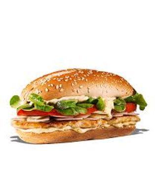 Chicken royal burger
