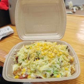 Salchipapa caribeña 2 personas