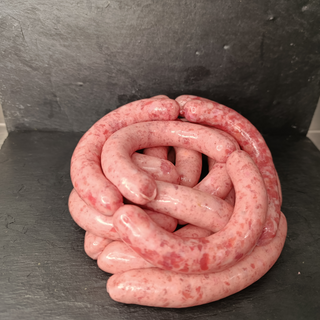 Salchicha fresca Elaboración Propia Bandeja 250 Gr.