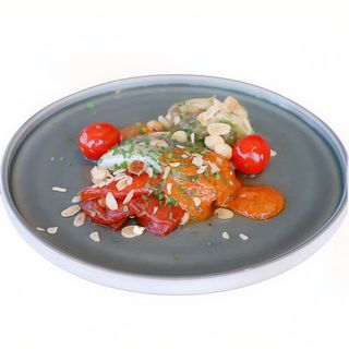 Bacalao Con Escalivada A La Brasa