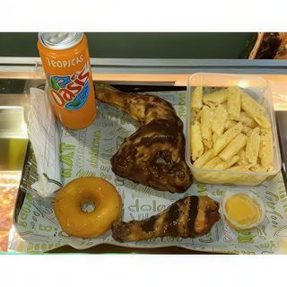 Menú de Donuts de queso y pollo