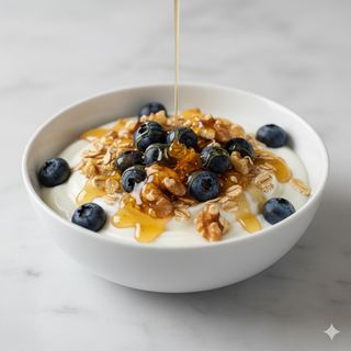 Yogur Griego Con Arándanos