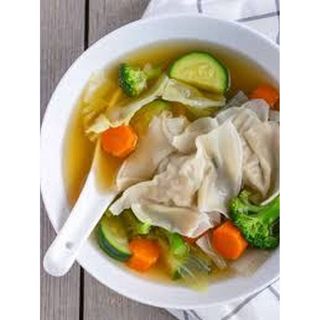Vegetable Wanton Soup  - Medium Portion