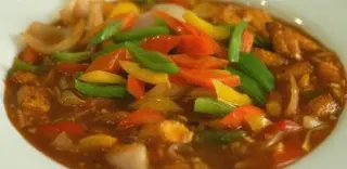 Baby Corn In Hot Black Garlic Sauce