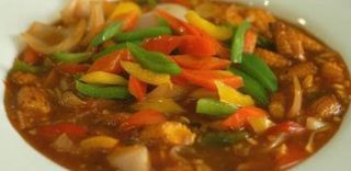 Baby Corn In Hot Black Garlic Sauce