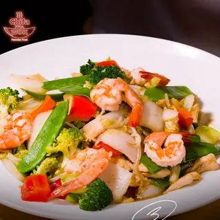 Langostinos con Verduras