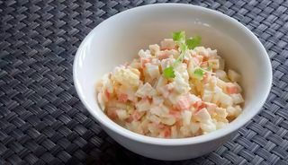 Ensalada de cangrejo